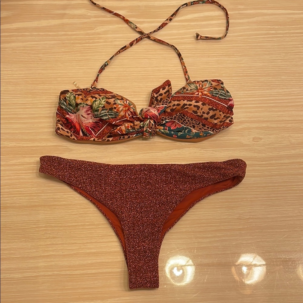 H&M Brown Bikini Set - Size US 6